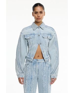 SO ONLINE AU Xiorra Jacket For Relaxed Fit Denim, Cotton - Blue