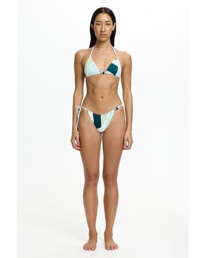 SO ONLINE AU Karah Triangle Top For Print - Multicolor