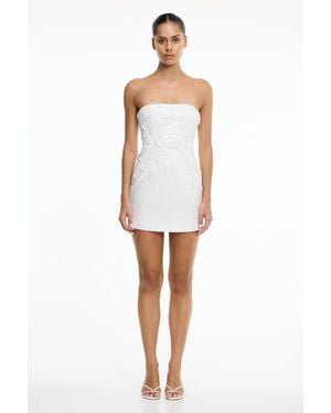 SO ONLINE AU Idette Mini Dress For - White
