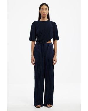 SO ONLINE AU Lilian Pant By Polyester - Blue
