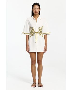 SO ONLINE AU Mckenzie Mini Dress - White