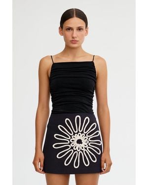 SO ONLINE AU Tara Mini Skirt For - Black