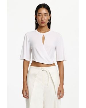 SO ONLINE AU Jolie Tee - White