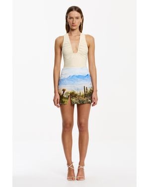 SO ONLINE AU Astryd Micro Mini Skirt For - Multicolor