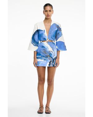 SO ONLINE AU Rumi Mini Dress - Blue