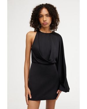 SO ONLINE AU Mini Dress, Viscose Polyester Lining - Black