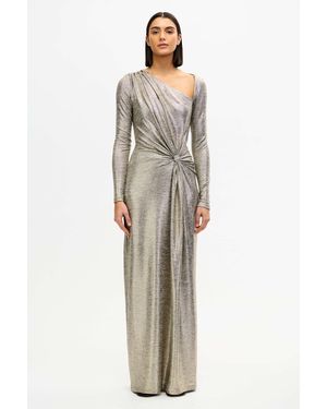SO ONLINE AU Long Sleeve Maxi Dress - Natural