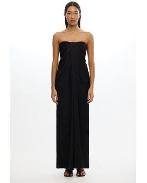 SO ONLINE AU Alyssa Strapless Maxi Dress For - Black