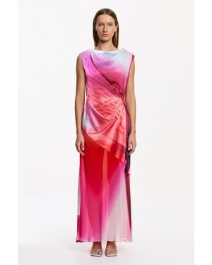 SO ONLINE AU Farrah Dress By - Red