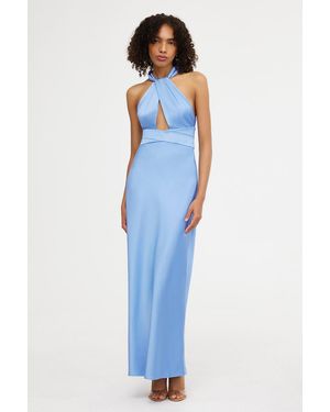SO ONLINE AU Sleeveless Midi Dress, Color, Size - Blue