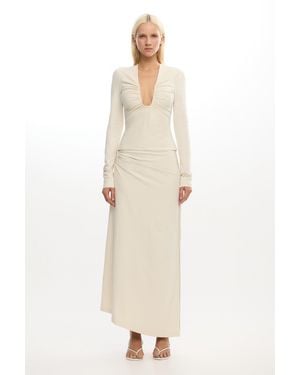 SO ONLINE AU Shelby Maxi Skirt For - White