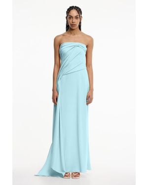 SO ONLINE AU Genesis Strapless Dress For - Blue