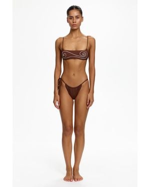 SO ONLINE AU Tyra Bandeau Top For Color, Size, Nylon Elastane Fabric - Multicolor