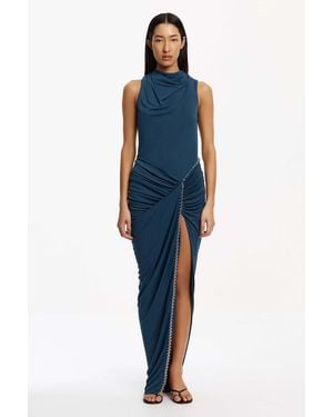 SO ONLINE AU Rufayah Maxi Dress For Polyester - Blue
