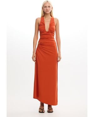 SO ONLINE AU Shelby Maxi Skirt For - Red