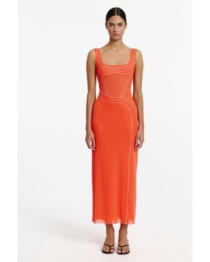 SO ONLINE AU Bexley Maxi Dress For Polyester Blend - Red