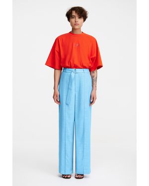 SO ONLINE AU Lilah Pant By High Waist, Inseam Pockets - Red
