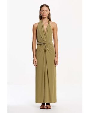 SO ONLINE AU Carrey Maxi Dress - Metallic