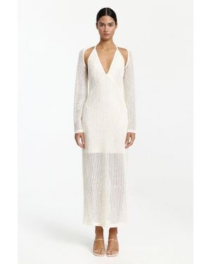 SO ONLINE AU Zenith Long Sleeve Maxi Dress For - White