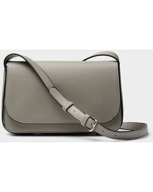 Simon's Structured Crossbody Bag - Grey