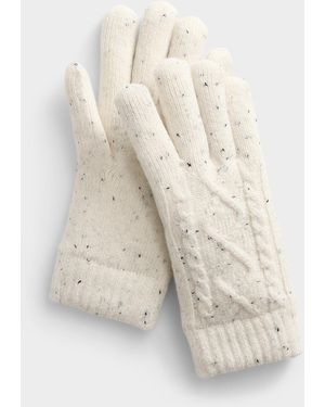 Simon's Confetti Knit Gloves - Natural
