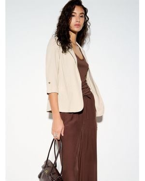 Vero Moda Cropped Linen - White