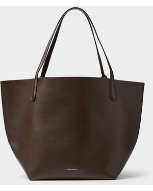 Mansur Gavriel Everyday Chocolate Grained Leather Xl Tote Bag - Brown