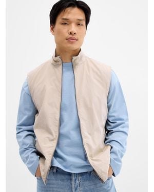 Point Zero Reversible Nylon Fabric Jacket - Blue