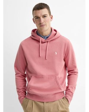 Polo Ralph Lauren Embroidered Rider Hoodie - Pink