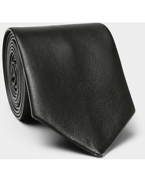 Le 31 Black Leather Tie