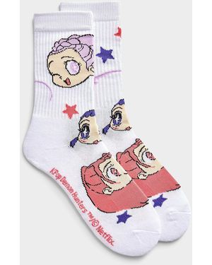Le 31 Kpop Demon Hunters Tm Socks - White