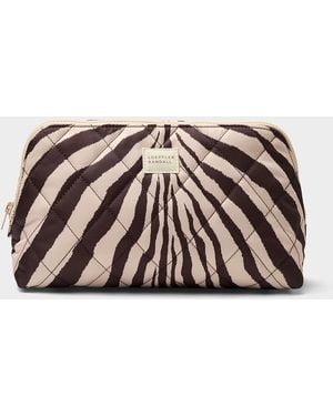 Loeffler Randall Frances Patterned Quilted Cosmetics Case - Multicolour