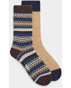 Barbour Fair Isle/flecked Wool - Blue