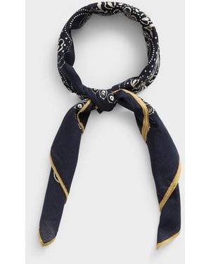 Le 31 Contrast Trim Bandana - Multicolour