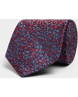 Le 31 Wildflower Jacquard Tie - Purple