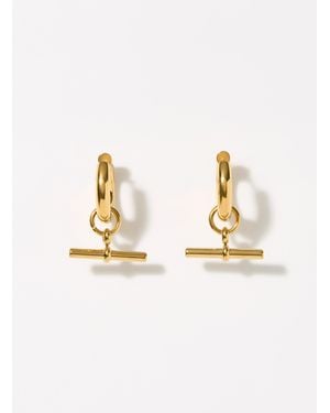 Simon's Metallic Rod Hoops - Natural