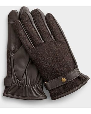 Barbour Barlow Waterproof Gloves - Brown