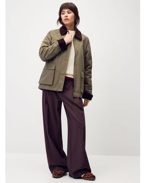 Twik Corduroy Accents Twill Blazer - Multicolour