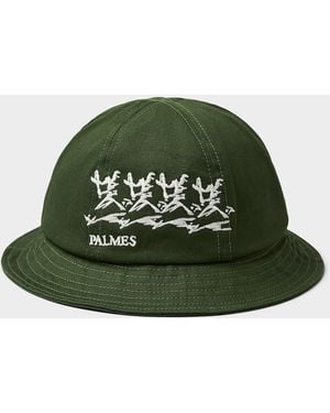 Palmes Abstract Embroidery Pine - Green
