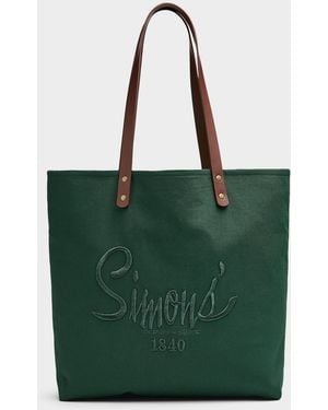 Simon's Organic Cotton 1840 Tote Bag Our History, Our Heritage Collection - Green