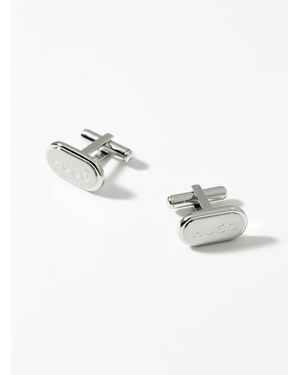 HUGO Oval Cufflinks - Metallic
