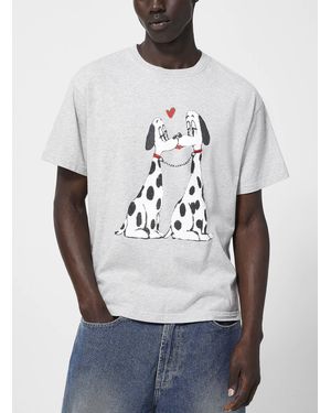 Carne Bollente Dalmatians In Love T - Grey