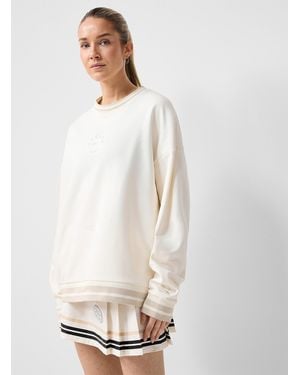 Reebok Lawn Club Emblem Crew Neck Sweatshirt - White