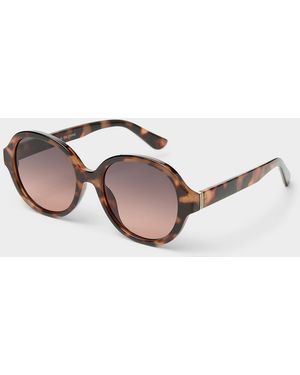 Simon's Mozart Round Sunglasses - Pink