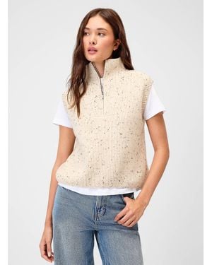 Twik Zipped Collar Boxy - Blue