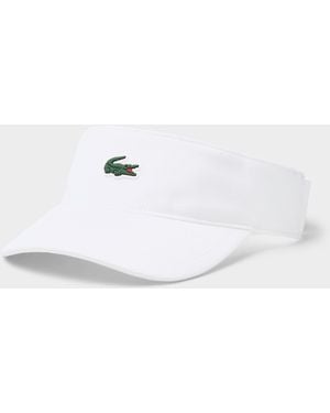 Lacoste Croc Emblem Visor - White
