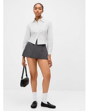 Twik Wrap Skort - White