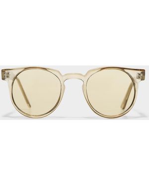 Spitfire Teddy Boy Round Sunglasses - Natural