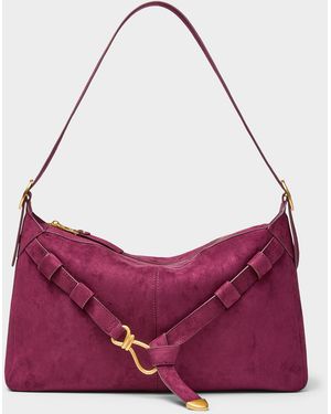 Steve Madden Bjorn Accent Belt Crossbody Bag - Purple