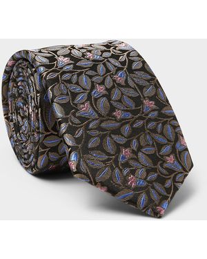 Le 31 Jacquard Garden Tie - Black